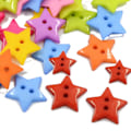 Miniatyrbild 3 av 3: 3 sorters mix fina knappar 75 st, 25 per sort
