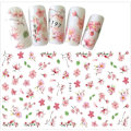 Miniatyrbild 1 av 2: 2 stora ark nagelstickers blomma fjäril mix