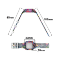 Miniatyrbillede 4 af 5: Til Garmin Vivofit Jr3 Silikone Printing Watch Band Footprint