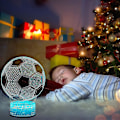 Miniatyrbillede 2 af 3: Fodbold 3D Lampe, LED Natlys Illusion Lamper 7 Farver Skiftende Touch Control USB Optisk Skrivebordslampe, Sengeborde Lamper Til Børn Jul Fødselsdag Bedste