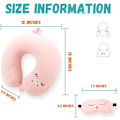 Pikkukuva 2 / 4: Lasten Memory Foam -matkatyyny ja unimaski (yksisarvinen)