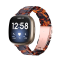 Miniatyrbilde 1 av 4: For Fitbit Versa 3 / Sense Universal Resin Watch Band Hawksbill