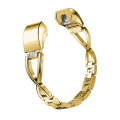 Miniatyrbillede 4 af 5: Til Fitbit Alta Smart Watch X-formet metalurbånd gold