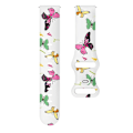 Miniatyrbild 3 av 5: För Fitbit Versa Printing Butterfly Buckle Silicone Watch Band Colorful Butterflies