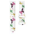 Miniatyrbilde 3 av 5: For Fitbit Versa Printing Butterfly Buckle Silicone Watch Band Colorful Butterflies