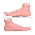 Miniatyrbillede 4 af 5: Øve falsk fodmodel fleksibel silikone protese manicure værktøj Left foot