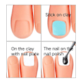 Miniatyrbillede 2 af 5: Øve Falsk Fod Model Fleksibel Silikone Protese Manicure Værktøj Right foot