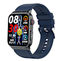 Miniatyrbilde 1 av 5: Ny E500 Blodsukker Smart Klokke Ekg Overvåking Blodtrykk Kroppstemperatur Smartwatch Menn Ip68 Vanntett Fitness Tracker - Smartklokker Blue