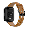 Miniatyrbillede 3 af 5: For Xiaomi Redmi Watch 2 Lite udskiftning ægte læderrem justerbar ur Light brown Style D