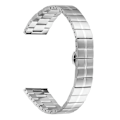 Miniatyrbillede 1 af 5: For Huawei Watch 2/Watch GT 2 42mm/Watch GT 3 42mm Line Design Watch Strap i rustfrit stål - Si