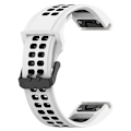 Miniatyrbild 2 av 5: För Garmin Enduro2 / Tactix7 26 mm omvänt spänne Tvåfärgat watch White Black