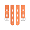Miniatyrbillede 3 af 4: Rem til Garmin Forerunner255 22Mm Orange Cross Texture Silikone Urrem