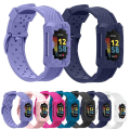 Miniatyrbilde 2 av 2: For Fitbit Charge 5 Silikon integrert klokkerem Lake Blue
