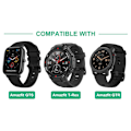 Pikkukuva 2 / 5: Latauslaite Amazfit GTS GTR T-Rexille 3,3 jalan mustalla USB-kaapelilla