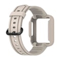 Miniatyrbillede 4 af 5: Til Xiaomi Redmi Watch/redmi Watch 2/mi Watch Lite/mi Watch Lite 2 Smart Watch Rem, Blød Silikone Rem Med Urkasse 1 Beige