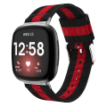 Pikkukuva 3 / 5: Fitbit Versa 3 Nylon watch Red Black