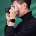 Miniatyrbilde 5 av 5: Magnetiske bånd som er kompatible med Fitbit Versa 3 og Sense Smartwatch - Multi Color Black Small