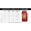 Miniatyrbillede 2 af 2: Basketball Jersey Movie 19th White Broderet Trøje Bold Dragt XL