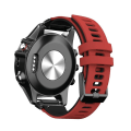Miniatyrbilde 5 av 5: For Garmin Fenix ​​7 To-farget silikon hurtigutløser klokkerem Red Black