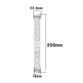 Miniatyrbilde 4 av 5: For Fitbit Charge 5 Tre-perlers Rustfritt Stål Klokkereim TET Black