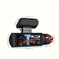 Miniatyrbild 2 av 5: Camrea Bil Färdskrivare Dash Cam för Bilar Bilkamera med IR Mörkerseende Loop-inspelning med 3,16 tums IPS-skärm