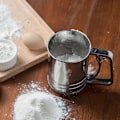 Miniatyrbilde 5 av 5: Melsikt i rustfritt stål med fint nett og håndtak