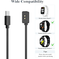 Miniatyrbilde 2 av 5: Lader for Redmi Watch 4 / Redmi Watch 3 Active / Redmi Smart Band 2 / Xiaomi Mi Band 8 Pro (100 cm)