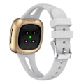 Miniatyrbillede 3 af 5: Til Fitbit Versa 3/4 Vanddråbe slankt silikone urbånd Grey