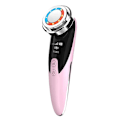 Miniatyrbillede 1 af 5: Ansigtsmassager Hudforyngelse Radio Mesoterapi LED Ansigtsløftning Skønhedsvibration Rynkefjernelse Anti-aging Pink