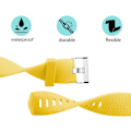 Miniatyrbillede 3 af 4: Udskiftningsbånd, der er kompatible med Fitbit Charge 2, Classic & Special Edition justerbare sportsarmbånd Lemon Yellow Small