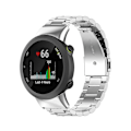 Miniatyrbilde 2 av 5: Armbåndsarm i rustfritt stål for Garmin Forerunner 45 45s Swim 2 Silver