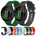 Miniatyrbild 3 av 5: För Garmin Venu 20mm Silikon Twill watch Red