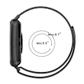 Miniatyrbild 4 av 5: Milanese magnetiskt spänne armbandsrem för Huawei Watch Fit 2 Sports Andningsbart ersättningsarmband för Huawei Watch Fit 2 Silver