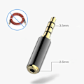 Miniatyrbillede 5 af 5: 3,5 mm til 2,5 mm Audio Stereo Adapter Stikkonverter Hovedtelefonadapter Udskift