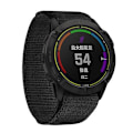 Miniatyrbillede 1 af 5: Til Garmin Fenix ​​6x 26 mm strikket nylon løkkeurrem Black
