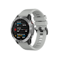 Pikkukuva 3 / 4: Silikoninen pikalukitusranneke Garmin Fenix 7 / Epix -kellolle Gray