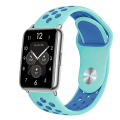 Pikkukuva 1 / 5: Silikoniranneke Huawei Watch Fit 2 Band Active Classic Smart Watch tarvikkeet Correa Vaihtohihna Huawei Watch Fit2 Ranneke teal color-bule