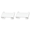 Miniatyrbillede 1 af 3: 1 par til Xiaomi Redmi Watch 2/Watch 2 Lite forbindelsesadapter 18mm legering urrem-stik Silver