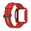 Miniatyrbilde 4 av 4: For Xiaomi Redmi Watch/redmi Watch 2/mi Watch Lite/mi Watch Lite 2 Smart Watch Strap Soft Silicone Wrist With Watch Case 1 Red