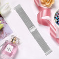 Miniatyrbilde 4 av 5: For Fitbit Versa 4 / Sense 2 Milan Buckle Metal Watch Band Silver
