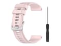 Miniatyrbillede 2 af 4: Rem til Garmin Forerunner 955 22Mm Pink Solid Color Silikone Urrem