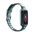 För Fitbit Luxe Silicone Integrated Watch Band Green