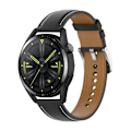 Miniatyrbilde 4 av 5: Kalveskinn tekstur klokke for Huawei Watch GT 3 42mm Black