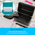 Pikkukuva 5 / 5: Korttiteline 3x5, Index Card Box Organizer case, 3x5 Flash Note -korttikotelo, 300 kortin kotelo, 3 pakkausta (punainen/vihreä/keltainen)