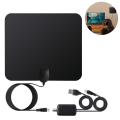 Miniatyrbilde 2 av 5: Hd Tv-antenne Innendørs/utendørs antennestøtte 4k eldre smart-tv-forsterker Signalforsterker Hdtv digital antenne