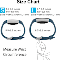 Miniatyrbillede 3 af 3: Udskiftningsbånd, der er kompatible med Fitbit Charge 2, Classic & Special Edition justerbare sportsarmbånd slate Large