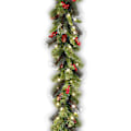 Miniatyrbilde 1 av 4: National Tree Company Ferdigpyntet Kunstig Julekrans, Grønn, Crestwood