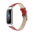 Miniatyrbillede 1 af 5: Til Fitbit Luxe læderurrem Red