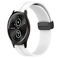 Miniatyrbild 1 av 5: För Garmin Garminmove Style 20 mm enfärgad magnetlås i watch White