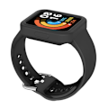 Pikkukuva 1 / 4: Silikonihihna Xiaomi Redmi Watch / Watch Lite -kellolle Black